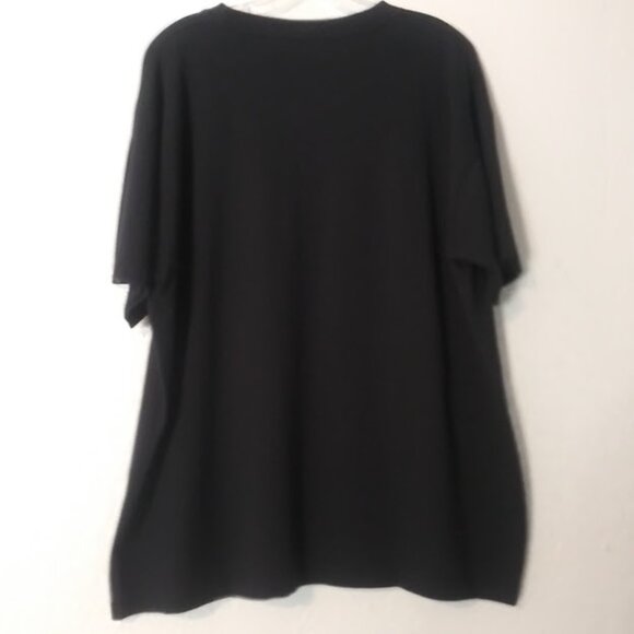 Our Lady of Guadalupe women's size 1X black multicolored Tee Shirt - Picture 4 of 11